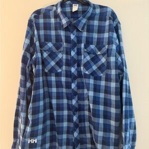 Helly Hansen Blue Casual Button Down Shirt